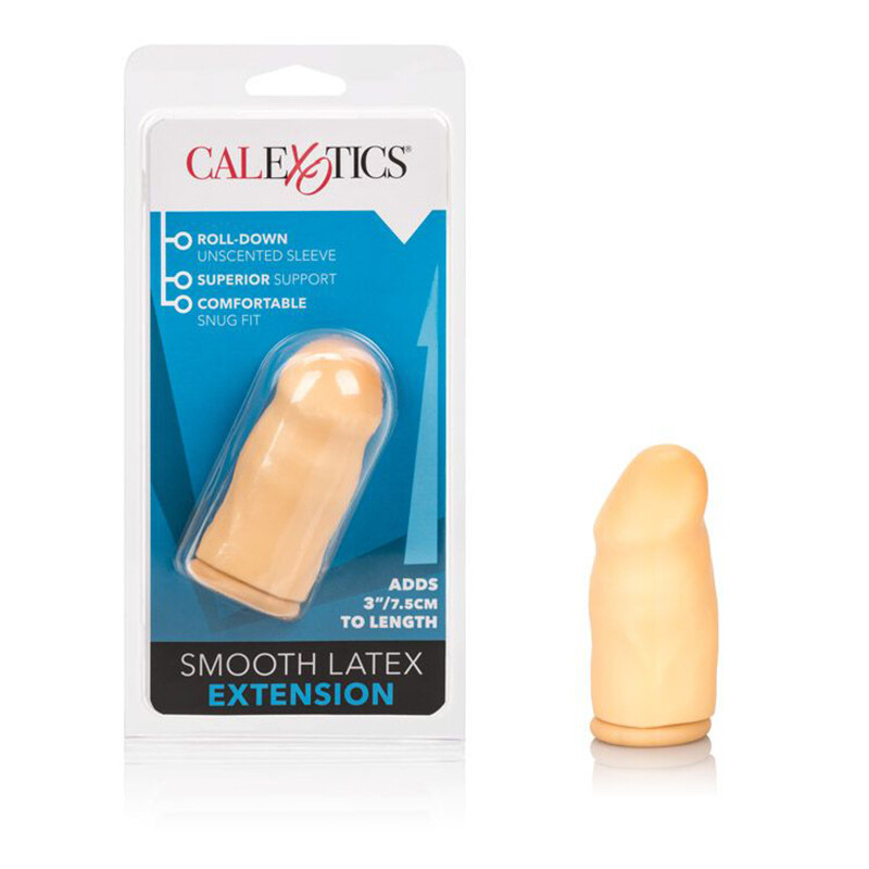 Latex Extension Smooth Ivory 3 inch penis-extender male-enhancement Sex Toy  | eBay