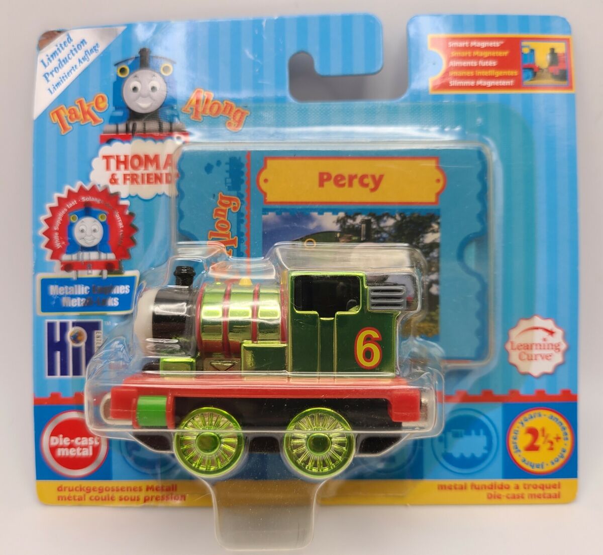 Thomas & Friends Take Along METALLIC PERCY Limited Edition Die Cast Rare LC76038 Thomas & Friends Take Along METALLIC PERCY Limited Edition Die Cast Rare LC76038