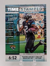 💥 2023 Panini Prestige Rayshawn Jenkins Time Stamped Jacksonville Jaguars #TS-7