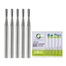 Wave Dental Bur 245 Straight Fissure Carbide FG For High Speed Turbine Handpiece