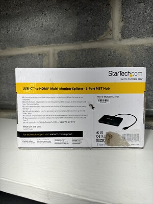 StarTech USB C to HDMI Multi-Monitor Adapter MSTCDP123HD