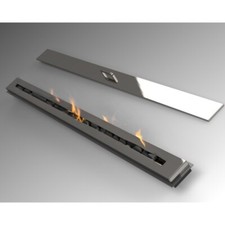 Bruciatore risparmio bioetanolo inserto serbatoio camino bio etanolo  150cm