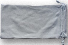 Silver Micro Fiber Sunglasses Pouch Sunglass Case Bag Soft Storage Sleeve