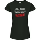 Im Officially Retired Retirement Funny Womens Petite Cut T-Shirt