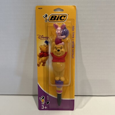 NEW BIC Disney Winnie The Pooh Sculptured pooh/piglet Pen