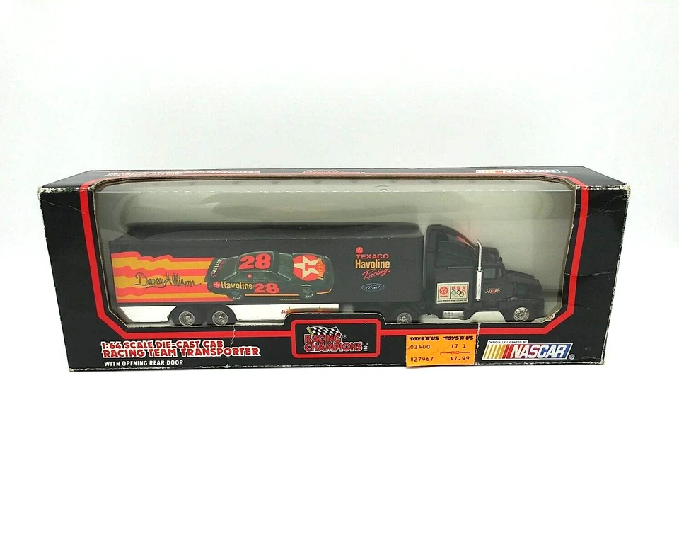 Davey Allison HAVOLINE 1992 Racing Champions 1:64 Racing Team Transporter - Image 2 of 4