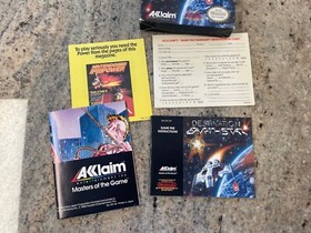 Original Nintendo NES Video Game - Destination Earthstar w/ Box, Manual, Inserts