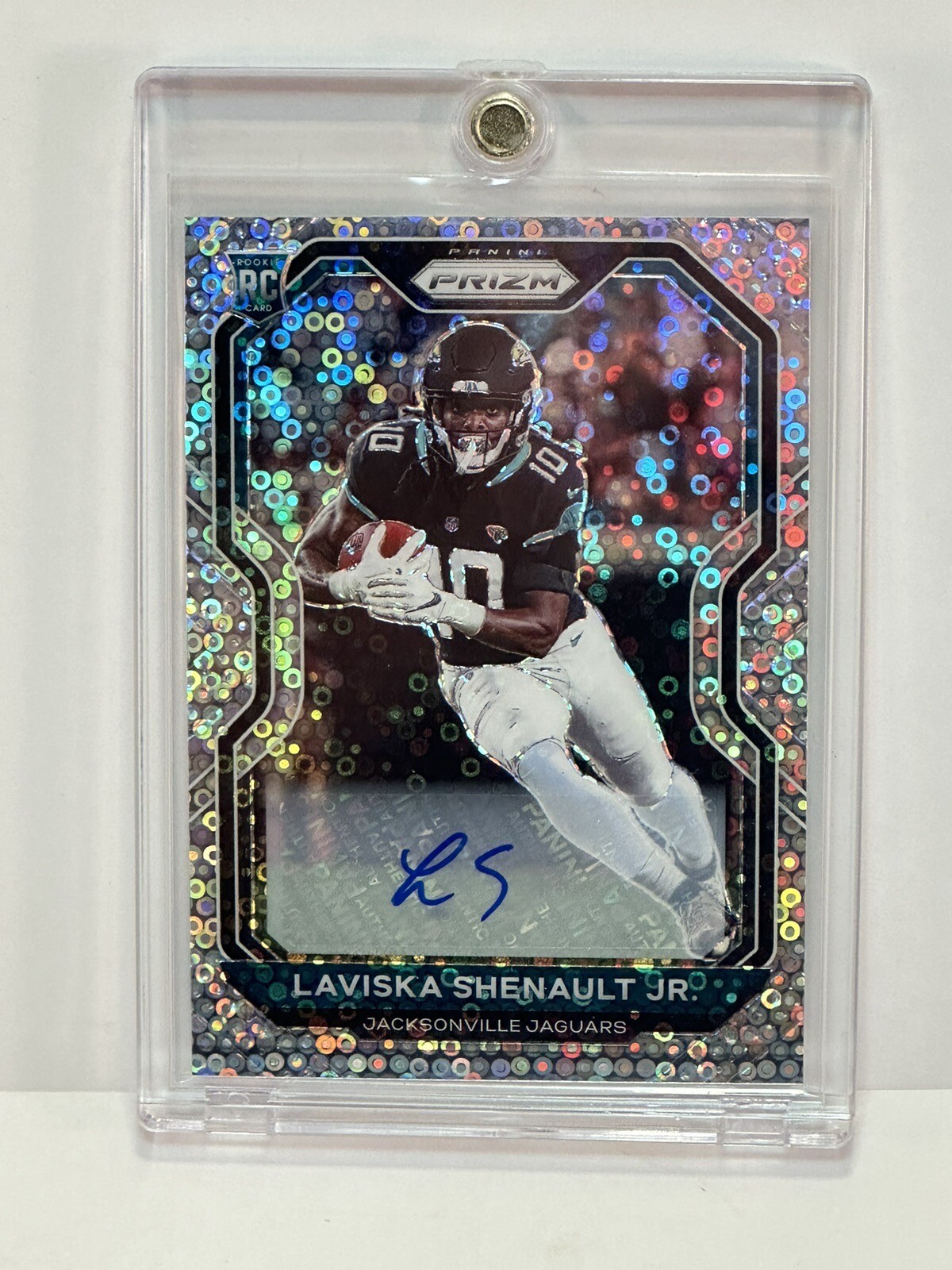 2020 Laviska Shenault Jr Prizm No Huddle Auto #350 Jaguars Panthers RC Rookie