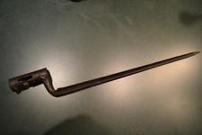 ANTIQUE CIVIL WAR ERA US MODEL 1816 SOCKET BAYONET RARE MARKED "D" CONFEDERATE