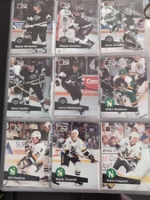1991-1992 Pro-Set SERIES ONE NHL Complete Binder + 2 Pro Gazette Check Descript