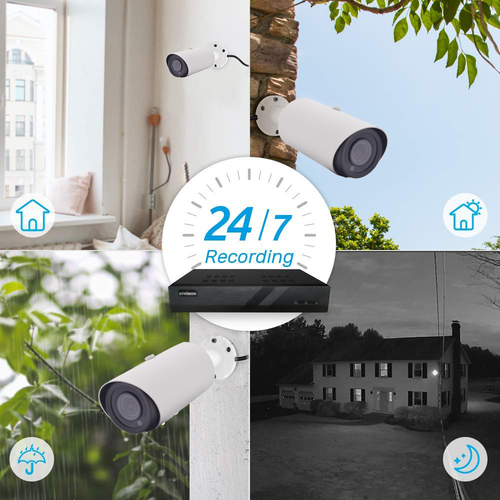 CTVISION 4K NVR 6MP Audio PoE IP Security CCTV Color Night Vision Camera System - Picture 10 of 29
