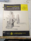 Moto-Truc Forklift Truck Specifications Parts List Manual X-Tend-W 1966