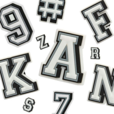 Buchstaben Zahlen Schuh Charms Alphabet Wörter für Clogs Online Charms UK