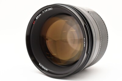 MINOLTA AF 85mm f/1.4 Sony アマウント Minolta AF 85mm f/1.4 G Portrait Lens for Sony A From JAPAN [Exc+5
