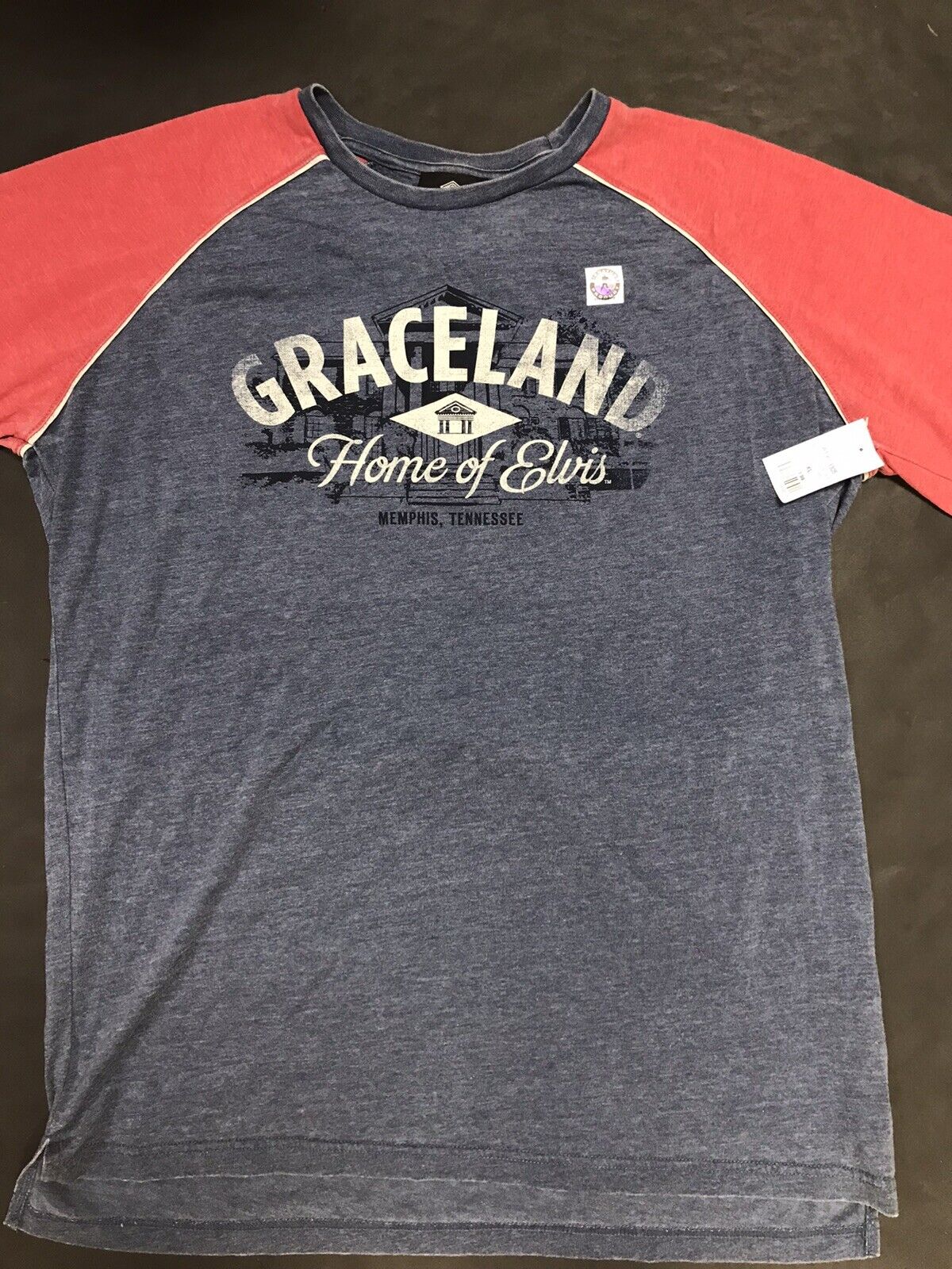 Graceland Label Special sale item - Luxury GRACELAND Home of Raglan Red ELVIS SS PRESLEY