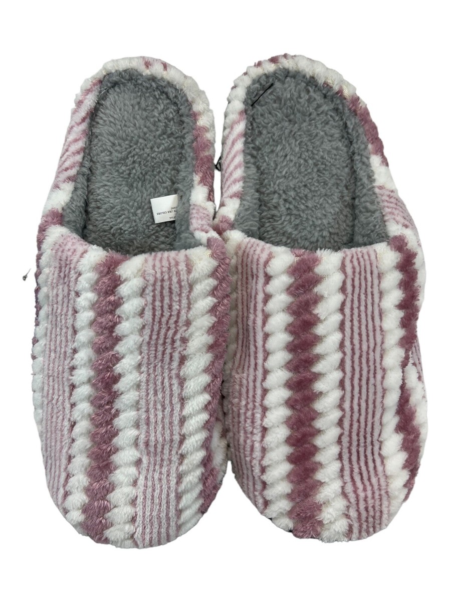 Royal Deluxe Sole Selection Womens 10-11 Memory Foam Slippers Pink