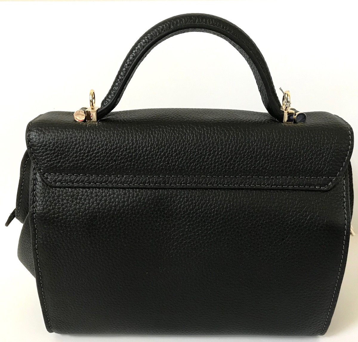 Giostra Firenze Black Pebbled Leather Backpack made in Italy Black Leather Backpacks Made in Italy | Fantini Pelletteria main image 3