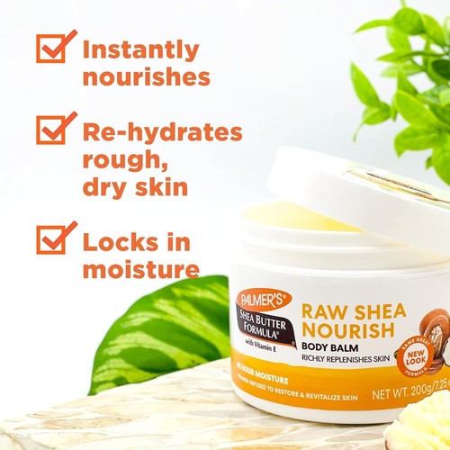 Palmer’s Shea Formula Raw Shea Body Butter Balm 7.25 Ounces - Picture 4 of 10