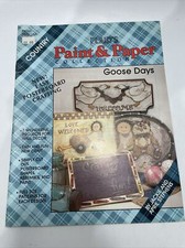Plaids Paint  Paper Collection Folk Art Book 1987 8262 By Jackie  April Steph