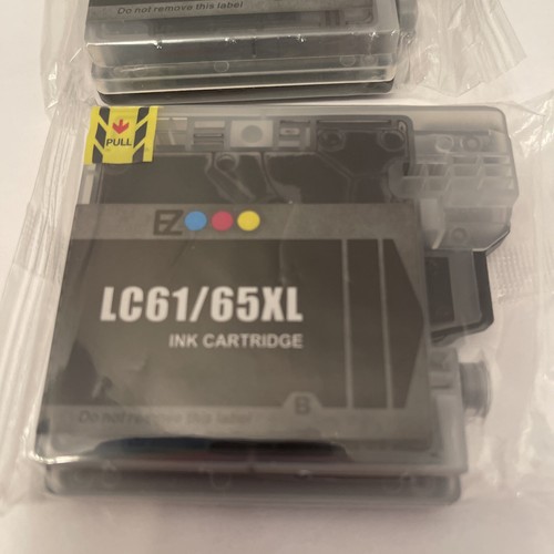 Cartucho de tinta Brother LC61/65XL impresora de tinta negra sellado X4 ENVÍO GRATUITO nuevo/sellado - Imagen 8 de 12