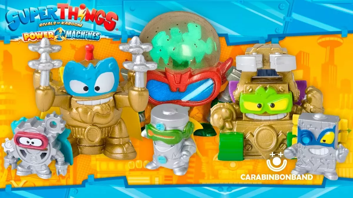 SuperThings Rivals of Kaboom Evolution Mega Pack 7 Superthings Glow in the  Dark