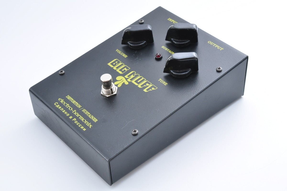 Russian BIG MUFF Army Black Electro Harmonix Working | eBay