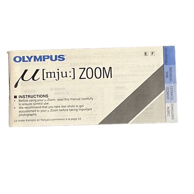 Olympus (Mju:) ZOOM   - instructions von 4.93