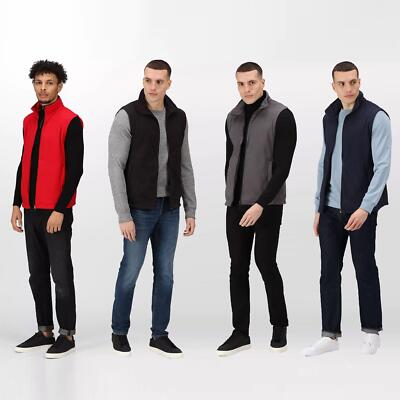 REGATTA Mens Lighter Fleece Bodywarmer Gilet Zip Front Pockets
