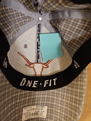 Cappellino da baseball Texas Longhorn a quadri. One Fit. - Foto 6 di 8