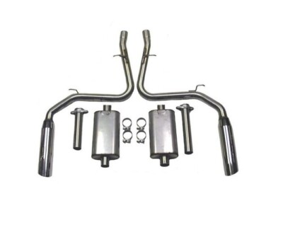 BASSANI 4603C5 CAT-BACK 03-04 COBRA SVT STAINLESS EXHAUST 4.6L WITH 4.0'' TIPS