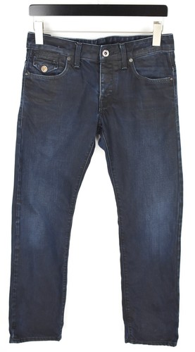 G-Star Morris Low Straight Herrenjeans W29/L30 Verblichen Knopf Fly - Afbeelding 1 van 9