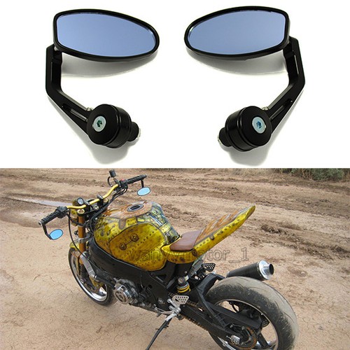 7/8" Bar End Side Mirrors Motorcycle Parts For 20012017 Suzuki