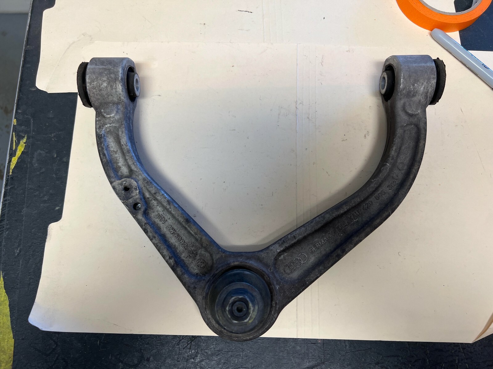 2008-2013 AUDI R8 RIGHT REAR UPPER CONTROL ARM PART # 420505382