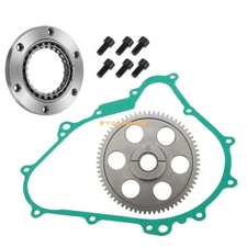 Starter Clutch One Way Gear Bearing W/Gasket for Yamaha Rhino 450 YXR450 2006-09