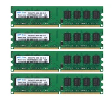 Samsung 8GB 4X 2GB 2 GB PC2-6400U DDR2 800MHz 2RX8 DIMM RAM Desktop Memory CL6