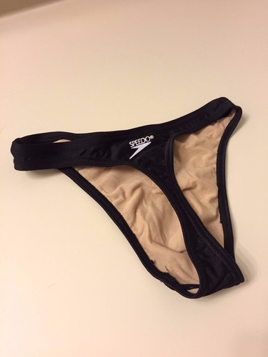 Speedo Men's Thong Size S (small) - Black