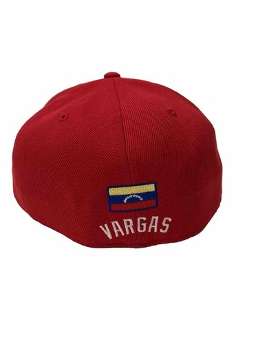 Men's Rings & Crwns Red Vargas Campeones Team Fitted Hat 7 3/8 - Picture 5 of 7