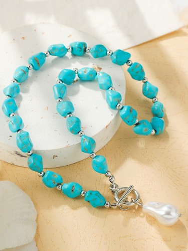 Collar Largo de Colección Estilo Étnico Joyería Danza Colgante Cuentas de Madera Suéter Cadena - Imagen 24 de 27