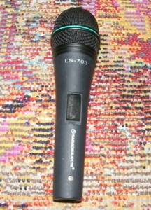 Karaoke XLR Microphone Mic LS-703 ShiXian Tested Wired Nice Clean
