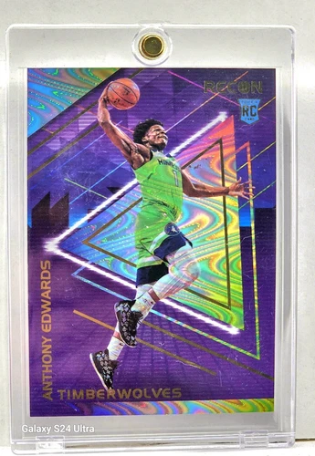 SSP 2020-21 Recon Anthony Edwards Swirl Spiral Hit Very Rare Rookie 3 Made?