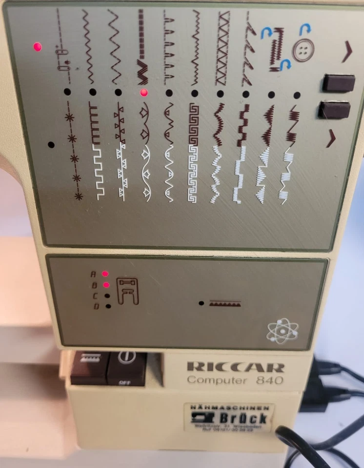 Riccar Computer 840 ☆ computergesteuerte Freiarm-Nähmaschine - Bild 3 von 4