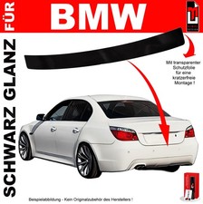 Lackschutzfolie Ladekantenschutz für BMW 5er Limo E60 2004-2010 Schwarz Glanz