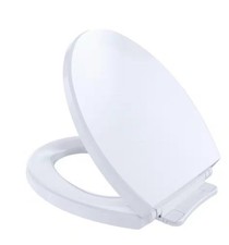 Toto SS113 01 SoftClose Round Closed-Front Toilet Seat w/Lid,Cotton White New