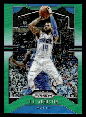 2019-20 Panini Prizm #197 D.J. Augustin Green Prizm MAGIC