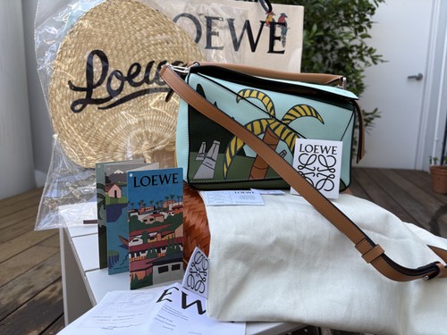 Loewe X Ken Price Limited Edition Easter Island Puzzle Bag Small and Accessories