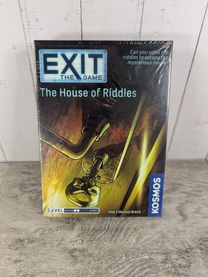 Exit The Game The House Of Riddles Brettspiel 2020 Kosmos Brandneu & Sealed 