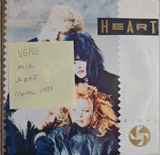 Heart Alone Vinyl Record 7" VG/VG CL448 1987