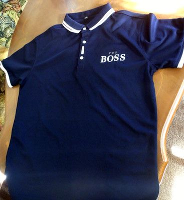 BOSS  Polo Shirt Men s Size M ( 105/48 ) | Classic  |  schwarz