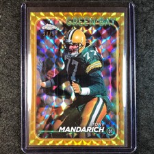 2024 Topps Chrome Football TONY MANDARICH Base Gold Geometric 34/50 #80