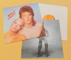 DAVID BOWIE " PIN UPS "SUPERB ORIG 1ST DAY UK LP + INSERT & USA CONTRACT DISC